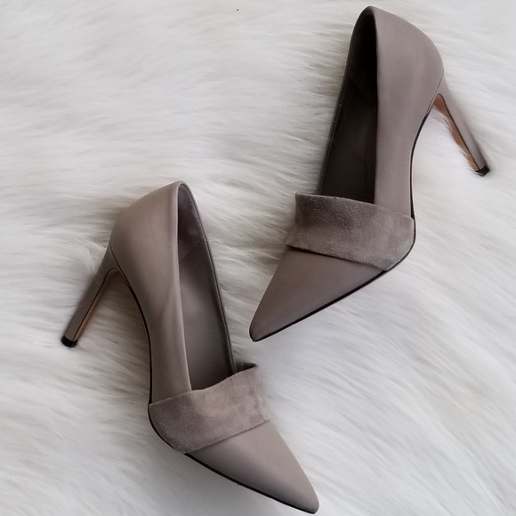 Vince Shoes - Vince | Carmel Leather Suede Pump